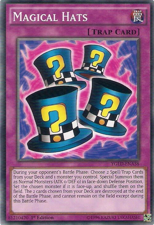 Image for Magical Hats (A) (King of Games: Yugi's Legendary Decks) (YGLD-ENA38) - YuGiOh