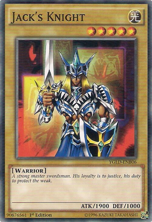 Image for Jack's Knight (B) (King of Games: Yugi's Legendary Decks) (YGLD-ENB06) - YuGiOh