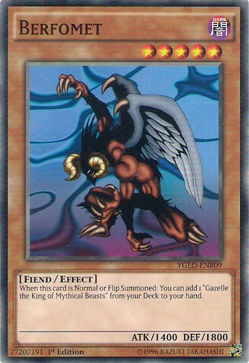 Image for Berfomet (King of Games: Yugi's Legendary Decks) (YGLD-ENB09) - YuGiOh