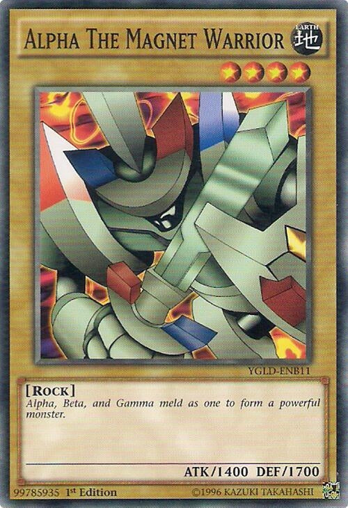 Image for Alpha The Magnet Warrior (King of Games: Yugi's Legendary Decks) (YGLD-ENB11) - YuGiOh