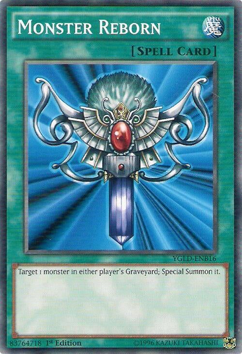 Image for Monster Reborn (B) (King of Games: Yugi's Legendary Decks) (YGLD-ENB16) - YuGiOh