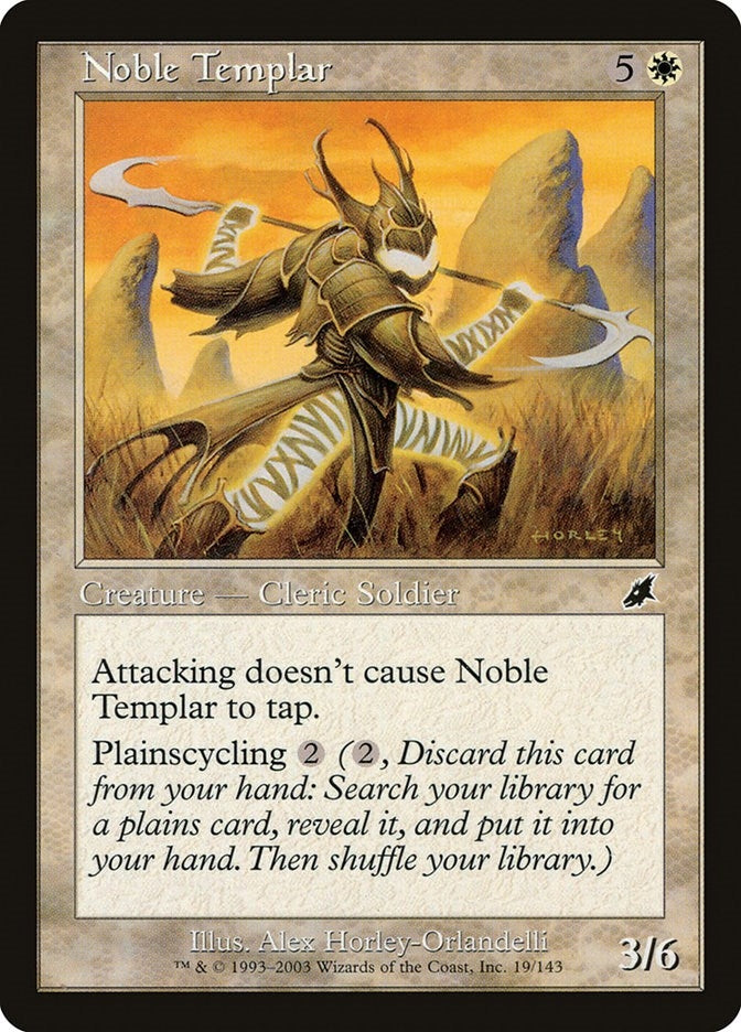 Image for Noble Templar (Scourge) (19) - Magic: The Gathering