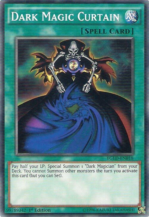 Image for Dark Magic Curtain (King of Games: Yugi's Legendary Decks) (YGLD-ENB18) - YuGiOh
