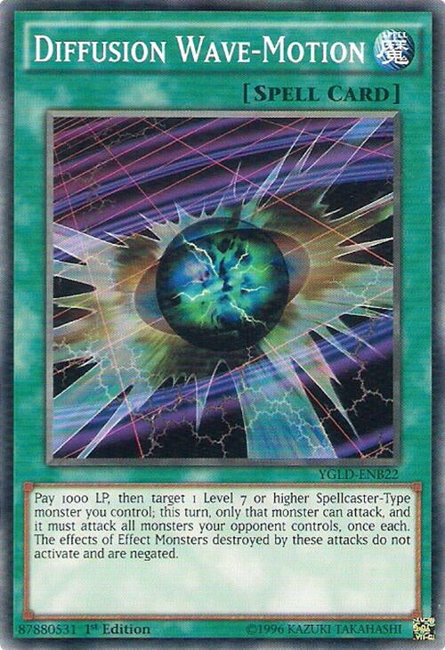 Image for Diffusion Wave-Motion (King of Games: Yugi's Legendary Decks) (YGLD-ENB22) - YuGiOh