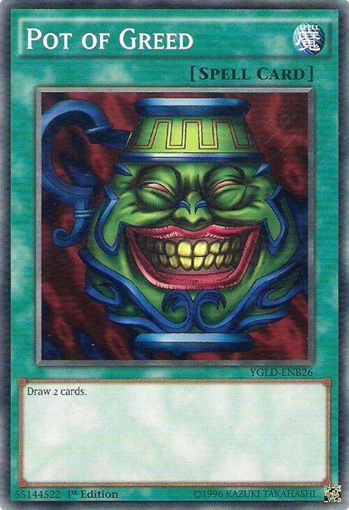 Image for Pot of Greed (King of Games: Yugi's Legendary Decks) (YGLD-ENB26) - YuGiOh