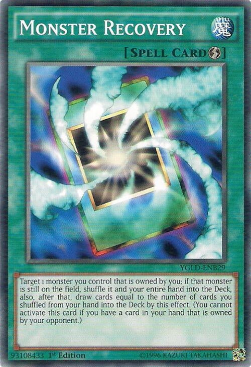 Image for Monster Recovery (B) (King of Games: Yugi's Legendary Decks) (YGLD-ENB29) - YuGiOh