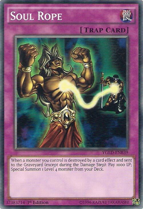 Image for Soul Rope (King of Games: Yugi's Legendary Decks) (YGLD-ENB39) - YuGiOh