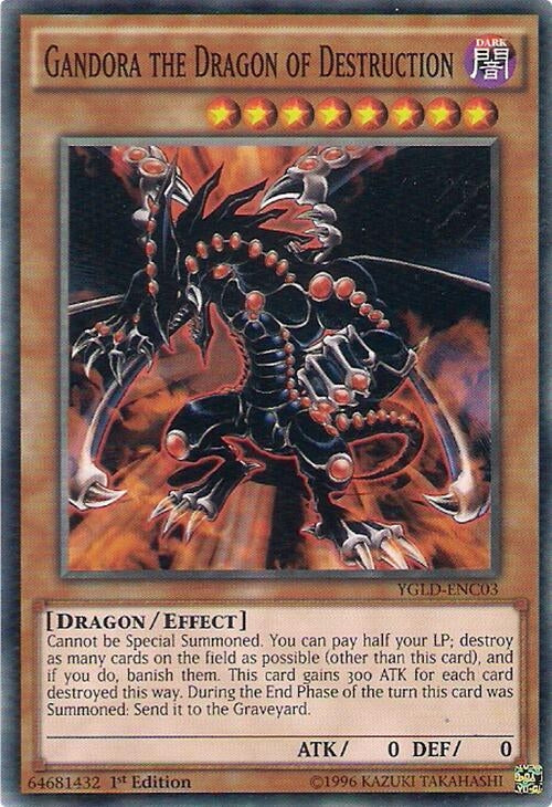 Image for Gandora the Dragon of Destruction (King of Games: Yugi's Legendary Decks) (YGLD-ENC03) - YuGiOh