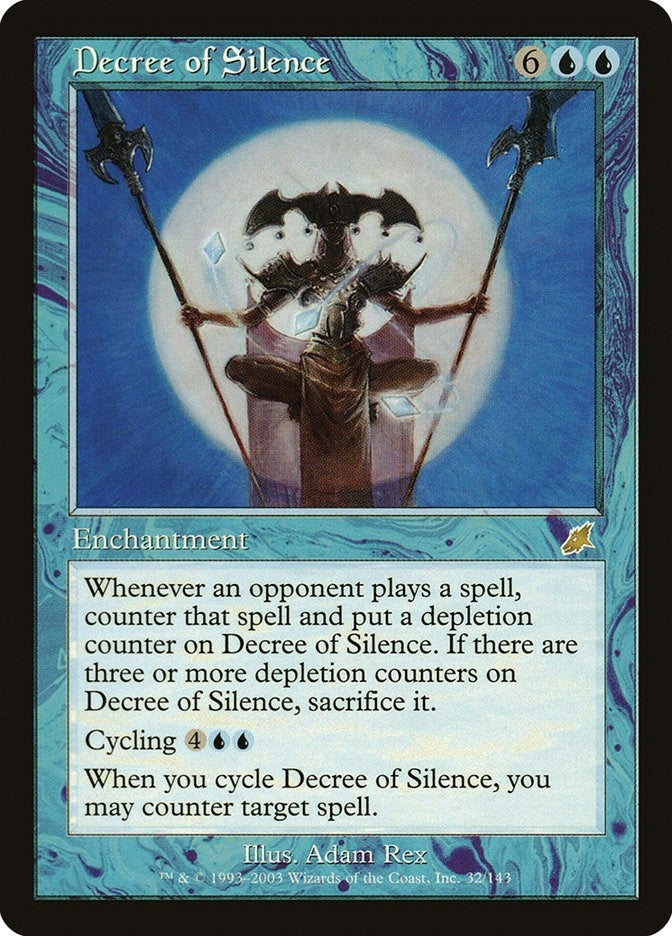 Image for Decree of Silence (Scourge) (32) - Magic: The Gathering