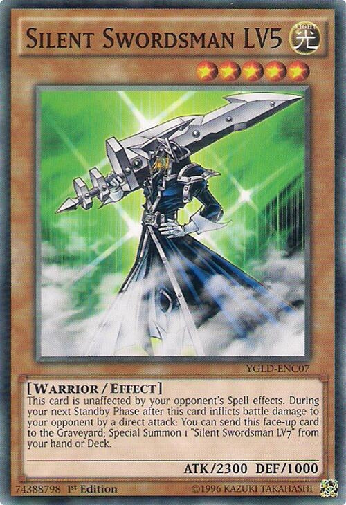 Image for Silent Swordsman LV5 (King of Games: Yugi's Legendary Decks) (YGLD-ENC07) - YuGiOh