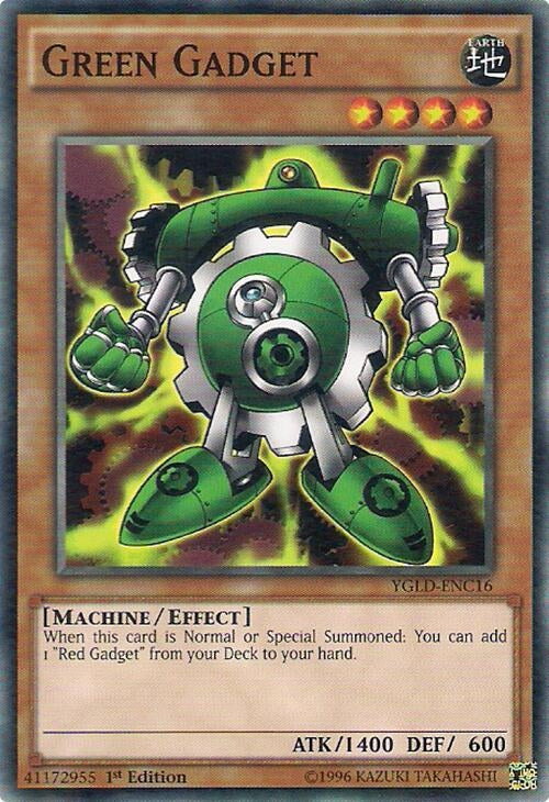 Image for Green Gadget (King of Games: Yugi's Legendary Decks) (YGLD-ENC16) - YuGiOh