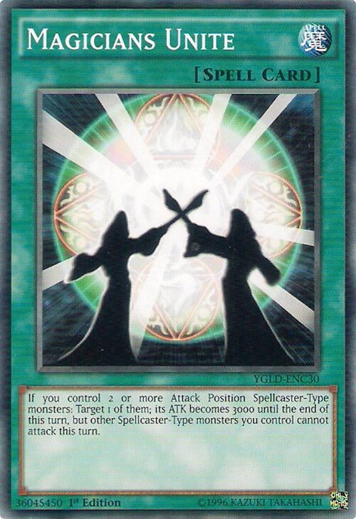 Image for Magicians Unite (King of Games: Yugi's Legendary Decks) (YGLD-ENC30) - YuGiOh