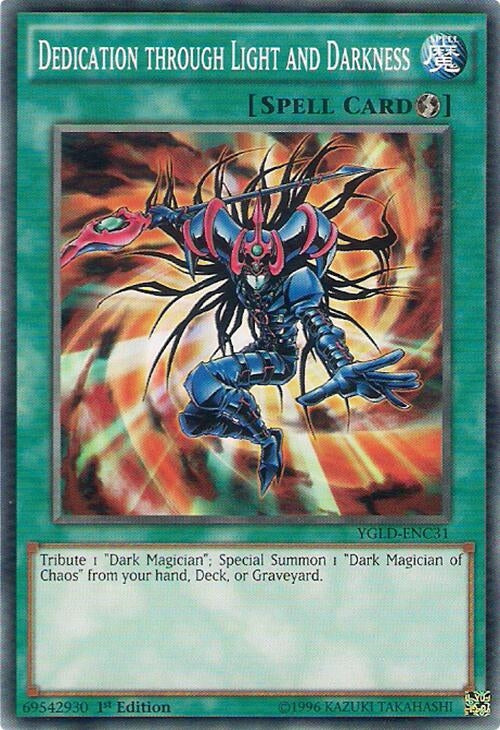 Image for Dedication through Light and Darkness (King of Games: Yugi's Legendary Decks) (YGLD-ENC31) - YuGiOh