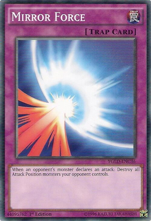 Image for Mirror Force (C) (King of Games: Yugi's Legendary Decks) (YGLD-ENC36) - YuGiOh