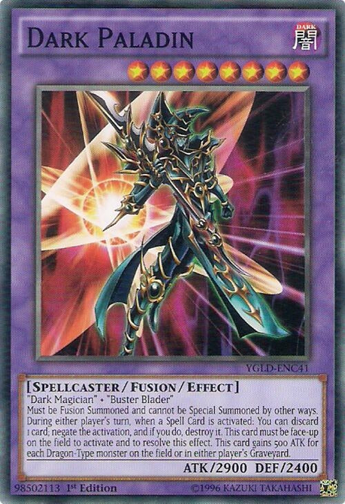 Image for Dark Paladin (King of Games: Yugi's Legendary Decks) (YGLD-ENC41) - YuGiOh