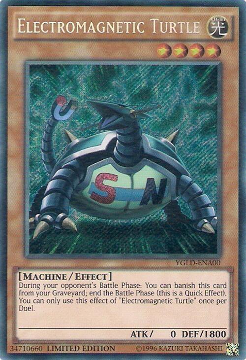 Image for Electromagnetic Turtle (King of Games: Yugi's Legendary Decks) (YGLD-ENA00) - YuGiOh
