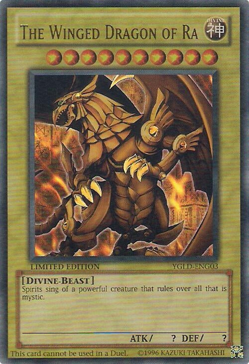 Image for The Winged Dragon of Ra (King of Games: Yugi's Legendary Decks) (YGLD-ENG03) - YuGiOh