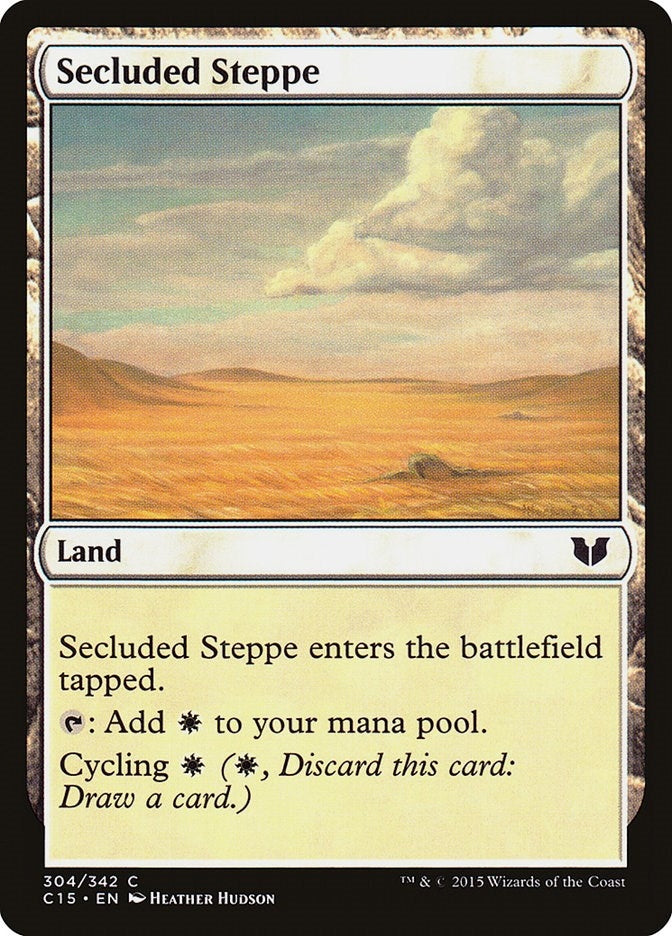 Image for Secluded Steppe (Commander 2015) (304) - Magic: The Gathering
