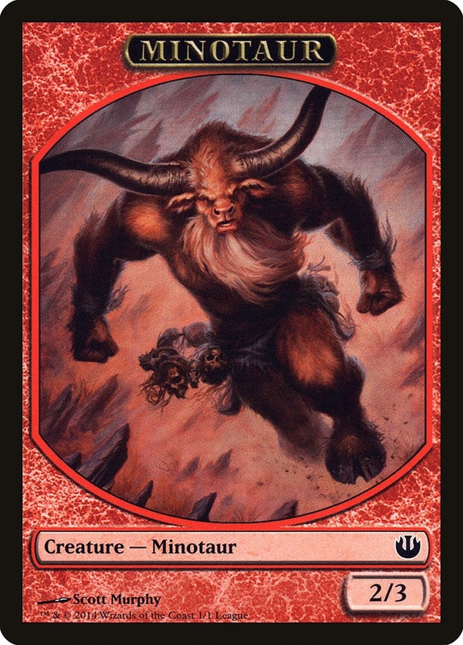 Image for Minotaur Token (League Promos) (1) - Magic: The Gathering