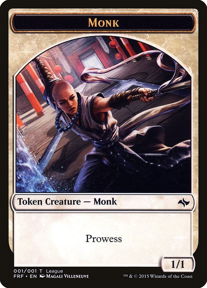 Image for Monk Token (League Promos) (16) - Magic: The Gathering