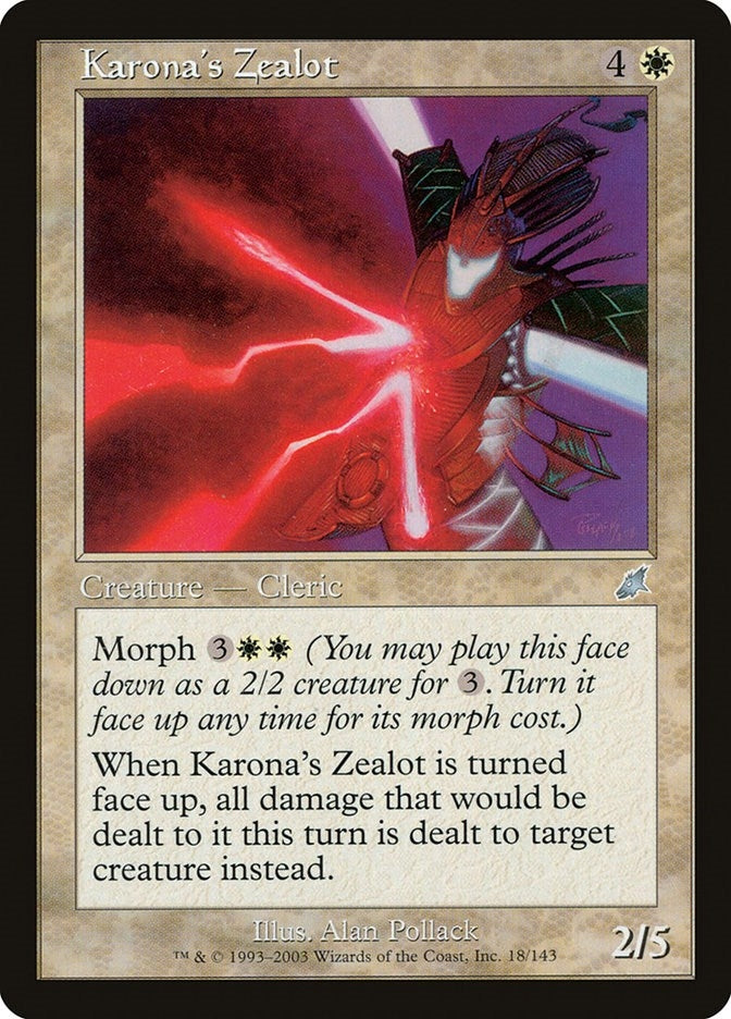 Image for Karona's Zealot (Scourge) (18) - Magic: The Gathering