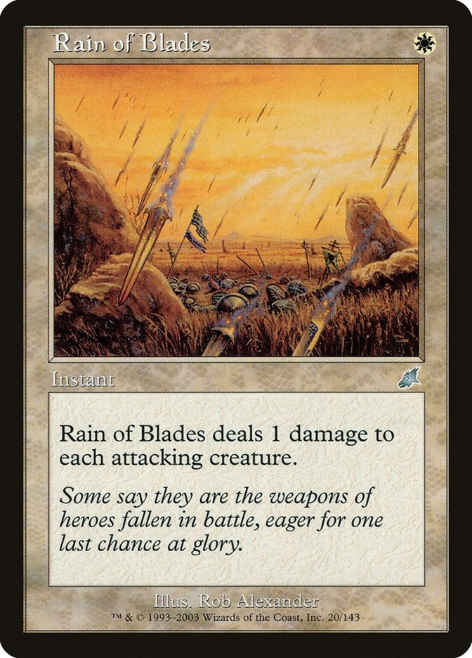 Image for Rain of Blades (Scourge) (20) - Magic: The Gathering