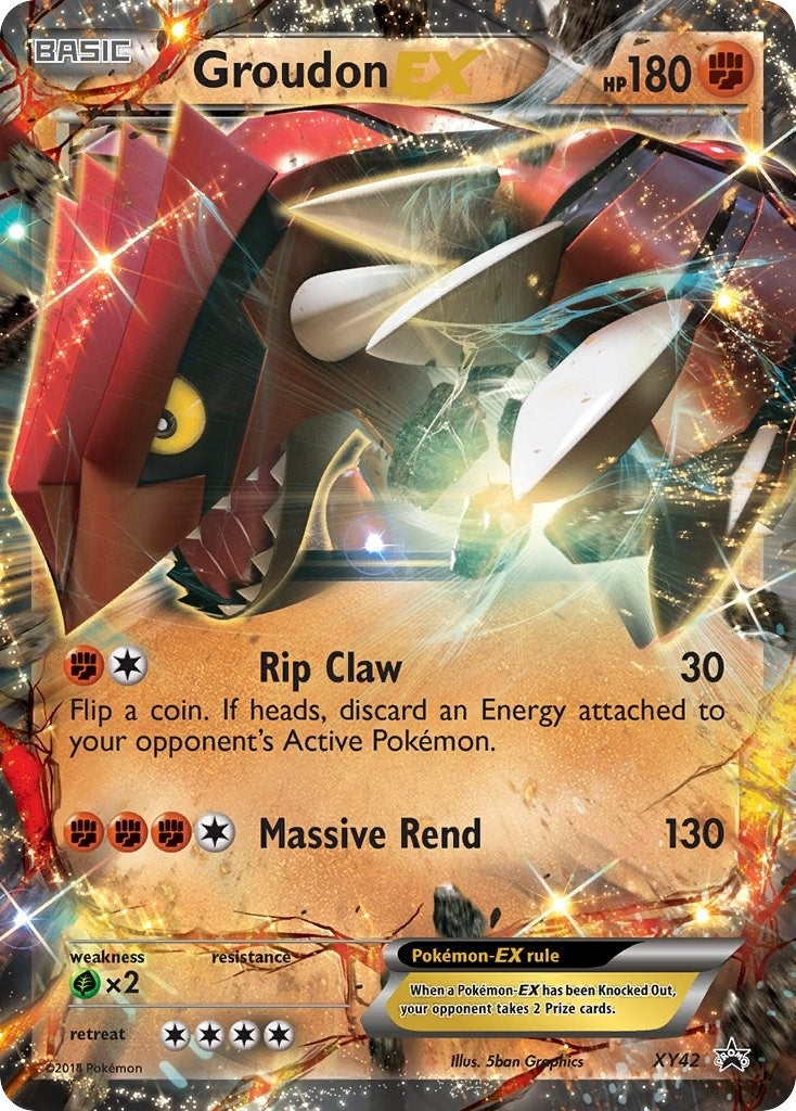 Image for Groudon EX (XY Promos) (XY42) - Pokemon