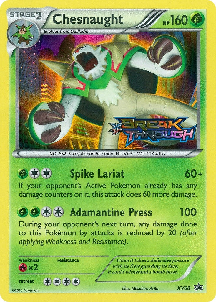 Image for Chesnaught (Prerelease) (XY Promos) (XY68) - Pokemon