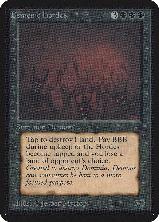 Image for Demonic Hordes (Alpha Edition) - Magic: The Gathering