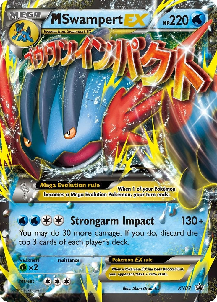 Image for M Swampert EX (XY Promos) (XY87) - Pokemon