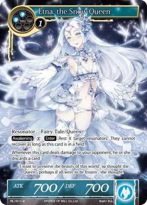 Image for Etna, the Snow Queen (Promo Cards) (RL1511-2) - Force of Will