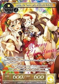 Image for Lumia, the Saint Lady of World Rebirth (Christmas Promo) (Promo Cards) (RL1512-1) - Force of Will