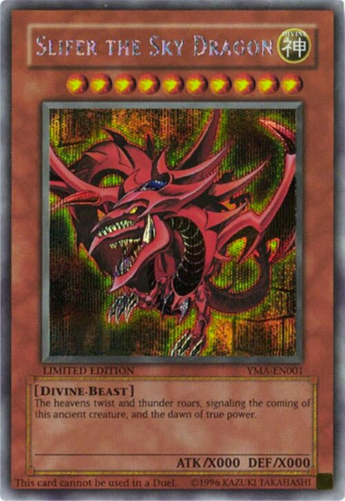 Image for Slifer the Sky Dragon (Yu-Gi-Oh! The Movie Ani-Manga Promo) (YMA-EN001) - YuGiOh