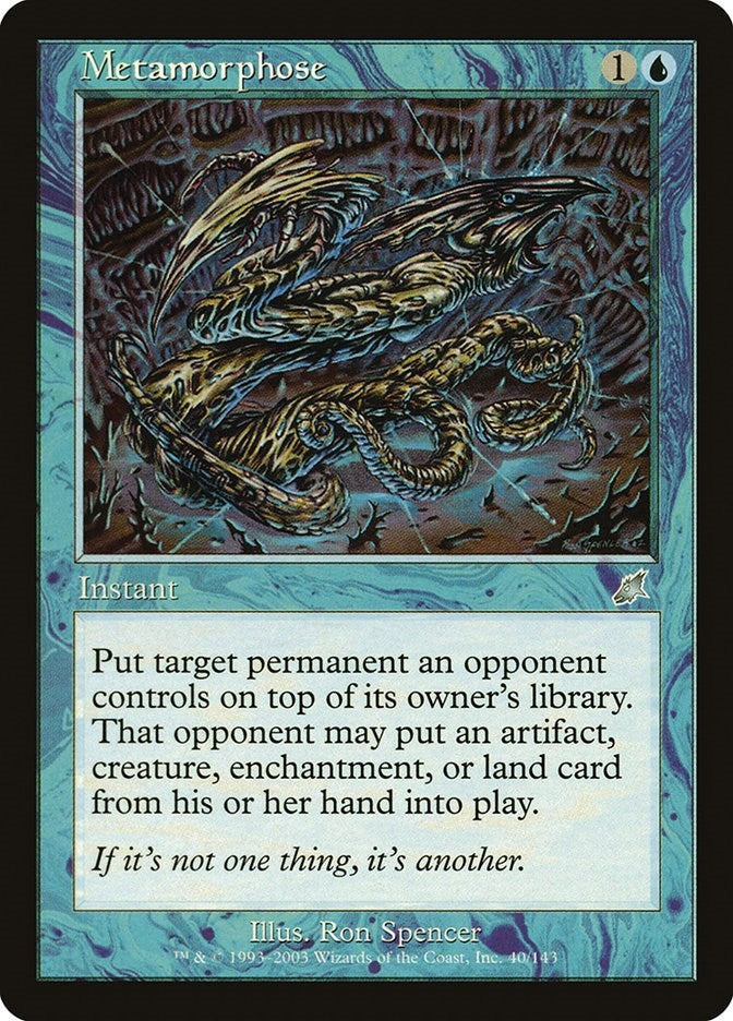 Image for Metamorphose (Scourge) (40) - Magic: The Gathering