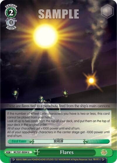 Image for Flares (KanColle, 2nd Fleet) (KC/S31-E054 U) - Weiss Schwarz