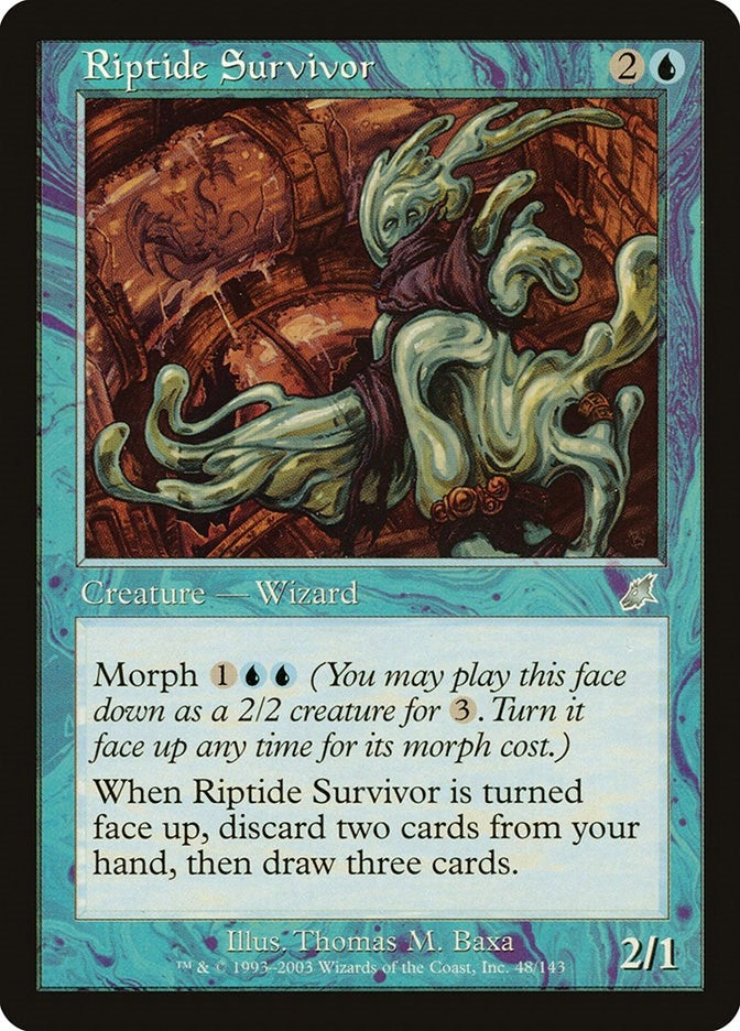 Image for Riptide Survivor (Scourge) (48) - Magic: The Gathering