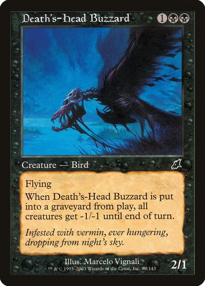 Image for Death's-Head Buzzard (Scourge) (63) - Magic: The Gathering