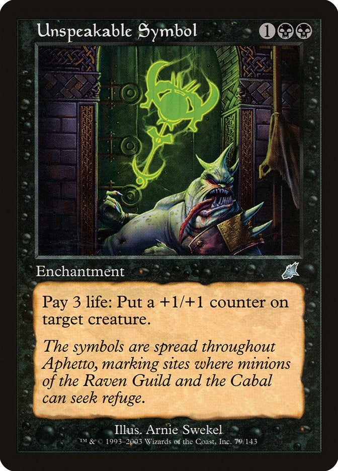 Image for Unspeakable Symbol (Scourge) (79) - Magic: The Gathering