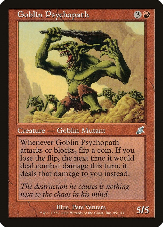 Image for Goblin Psychopath (Scourge) (95) - Magic: The Gathering