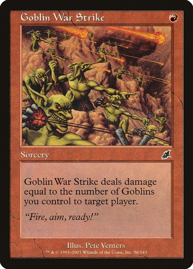 Image for Goblin War Strike (Scourge) (96) - Magic: The Gathering