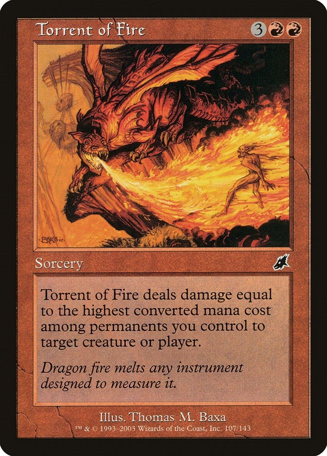 Image for Torrent of Fire (Scourge) (107) - Magic: The Gathering