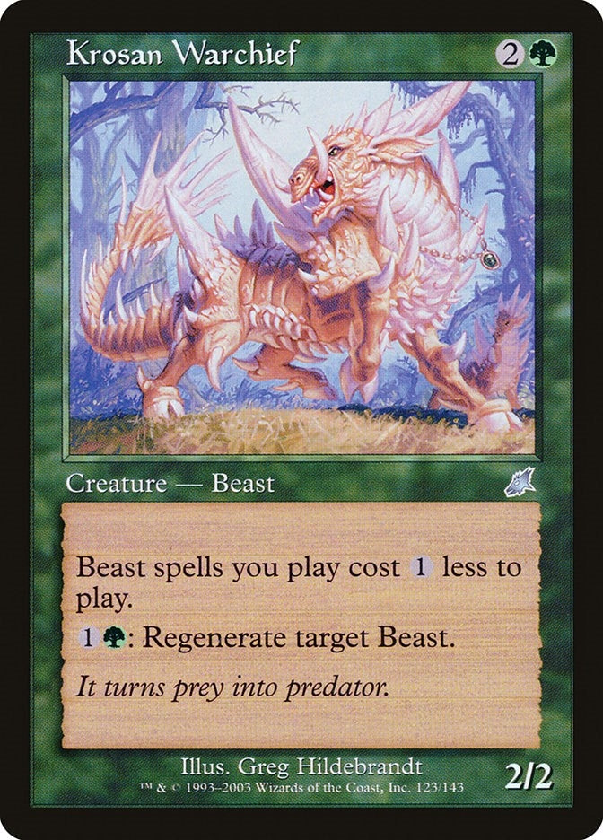 Image for Krosan Warchief (Scourge) (123) - Magic: The Gathering