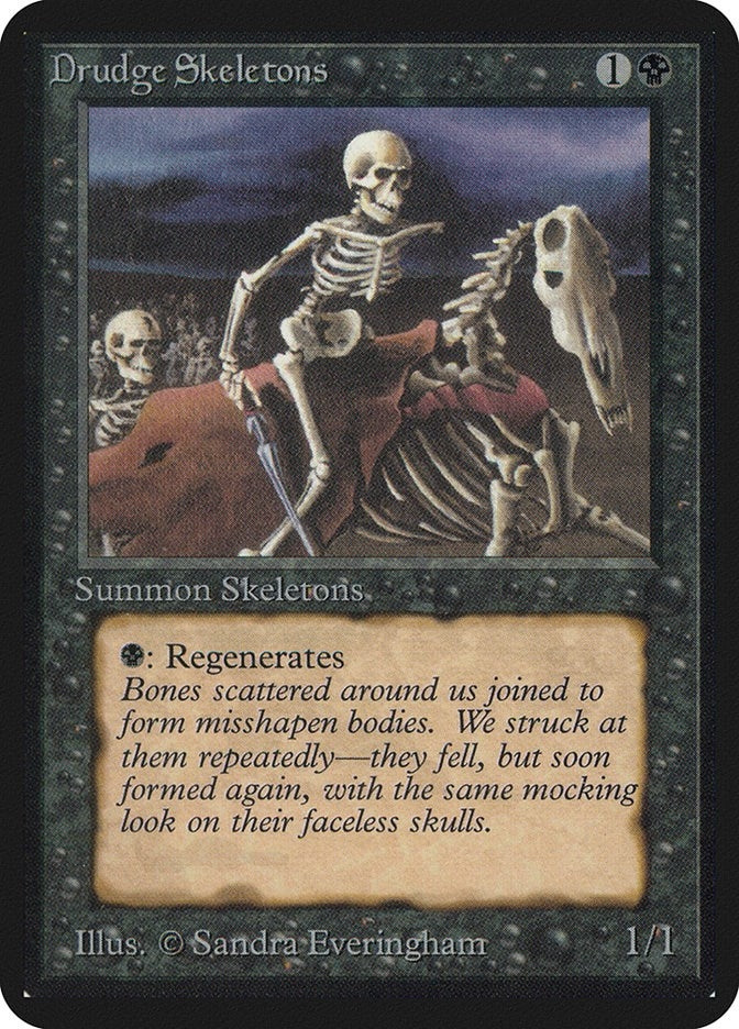 Image for Drudge Skeletons (Alpha Edition) - Magic: The Gathering