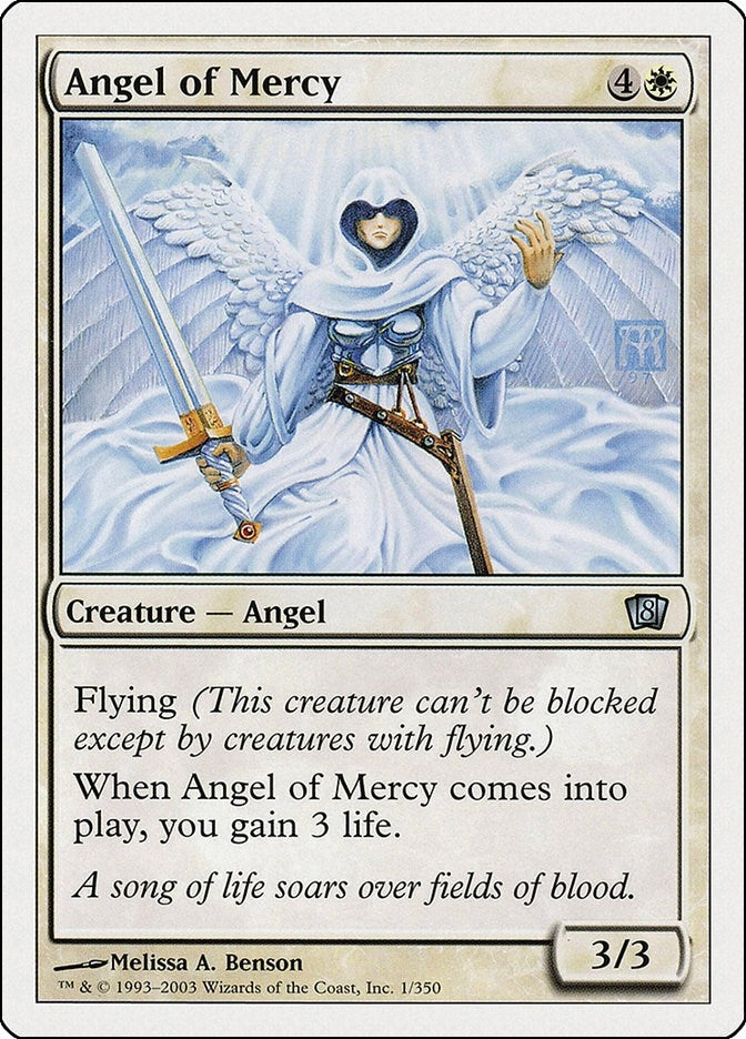Image for Angel of Mercy (8th Edition) (1) - Magic: The Gathering