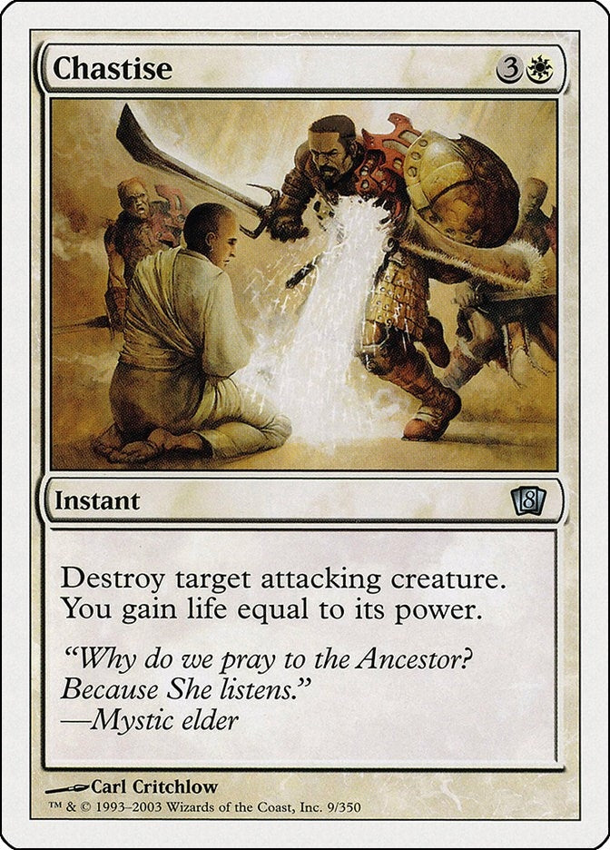 Image for Chastise (8th Edition) (9) - Magic: The Gathering