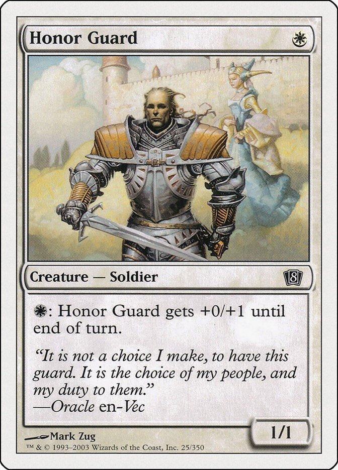 Image for Honor Guard (8th Edition) (25) - Magic: The Gathering