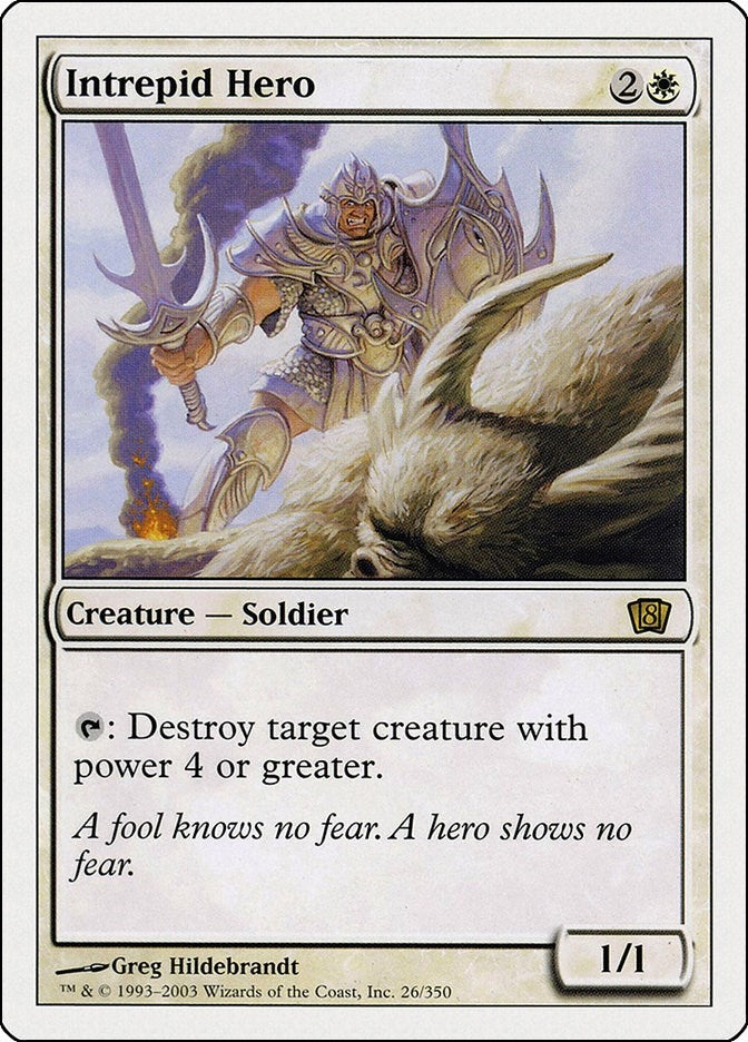 Image for Intrepid Hero (8th Edition) (26) - Magic: The Gathering