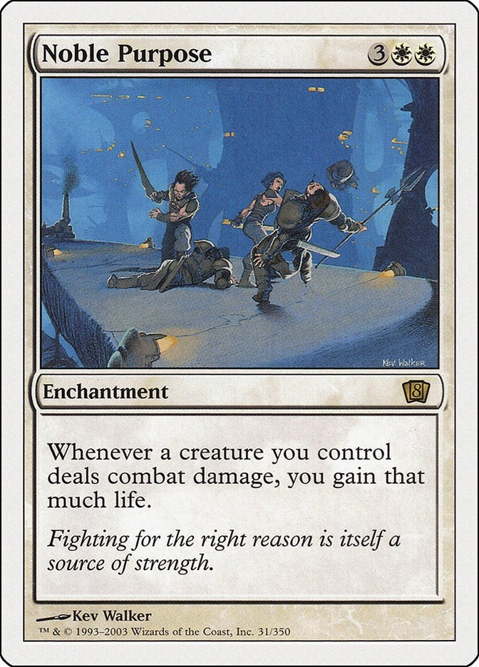 Image for Noble Purpose (8th Edition) (31) - Magic: The Gathering