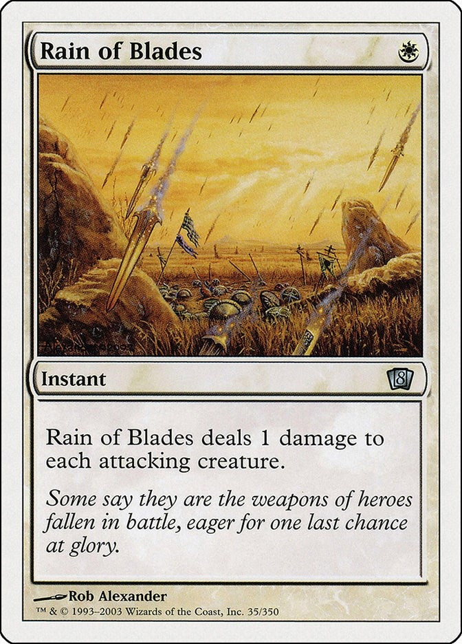 Image for Rain of Blades (8th Edition) (35) - Magic: The Gathering