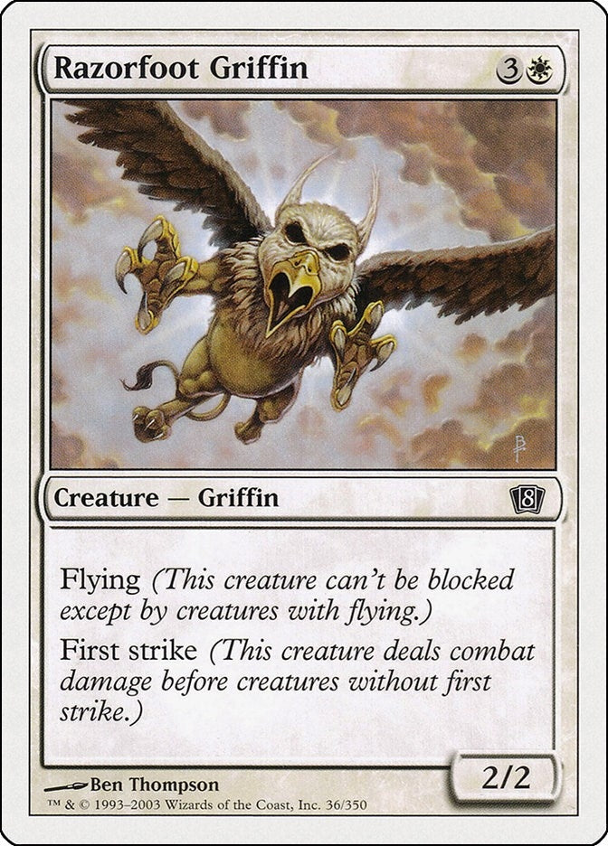 Image for Razorfoot Griffin (8th Edition) (36) - Magic: The Gathering